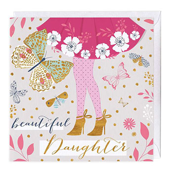 Card Beautiful Daughter